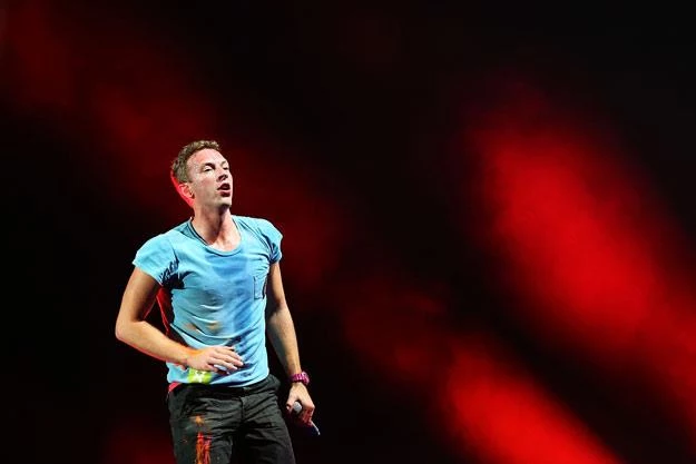 Chris Martin, frontman Coldplay (fot. Brendon Thorne)