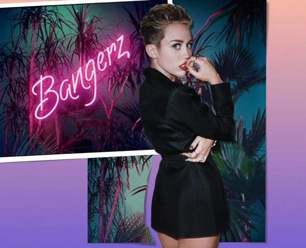 Miley Cyrus na okładce albumu "Bangerz"