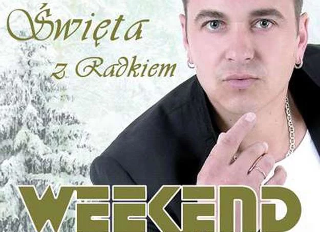 Radek Liszewski na okładce świątecznej płyty grupy Weekend Radek Liszewski na okładce świątecznej płyty grupy Weekend