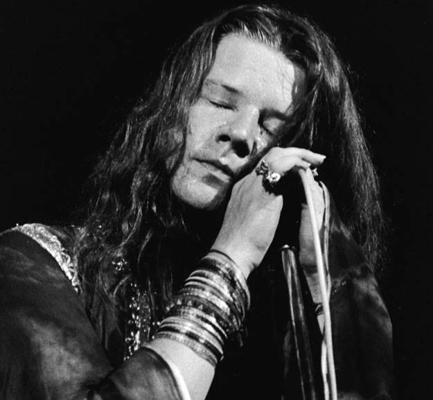 Na zdjęciu Janis Joplin (Dżenis Dżoplin)