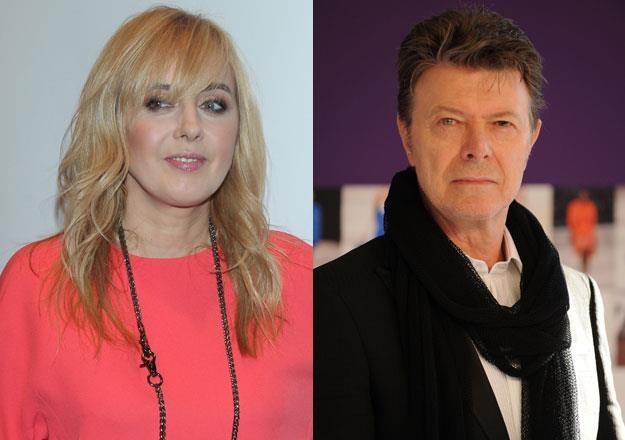 Edyta Bartosiewicz (fot. MW Media) i David Bowie (fot. Andrew H. Walker/ Getty Images): Powroty 2013