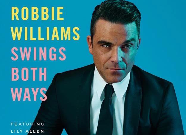 Robbie Williams na okładce płyty "Swings Both Ways"