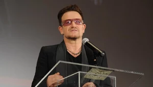 Bono od kilku lat "kolęduje" na ulicach Dublina - fot. Bryan Bedder