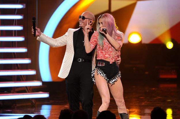 Pitbull i Ke$ha święcą triumfy (fot. Kevin Winter)