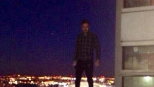 Liam Payne na krawędzi wieżowca
