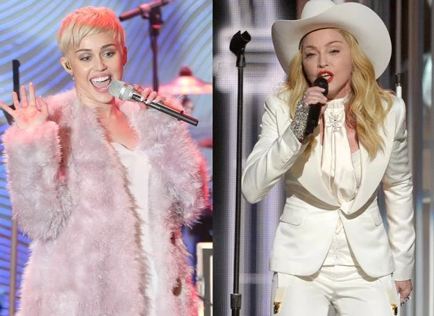 Miley Cyrus i Madonna - fot. Frederick M. Brown/Kevork Djansezian Miley Cyrus i Madonna - fot. Frederick M. Brown/Kevork Djansezian