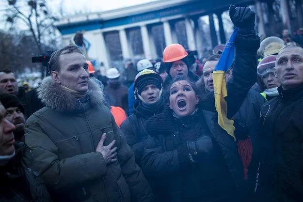 Rusłana na kijowskim Majdanie fot. Rob Stothard