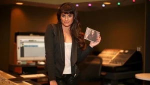 Lea Michele prezentuje okładkę solowego albumu fot. Christopher Polk