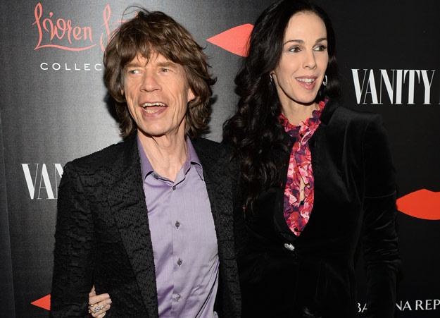 Mick Jagger i L'Wren Scott (fot. L'Wren Scott)