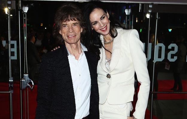 Mick Jagger i L'Wren Scott (fot. Tim Whitby)