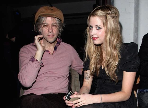 Peaches Geldof z tatą w 2009 roku (fot. Tim Whitby)