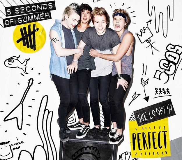 5 Seconds of Summer na okładce EP-ki "She Looks So Perfect"