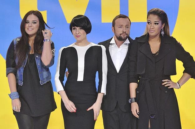 Gwiazdy "X Factor": Ewa Farna, Tatiana Okupnik, Czesław Mozil, Patricia Kazadi