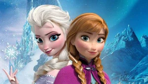 Elsa i Anna na plakacie "Krainy Lodu"