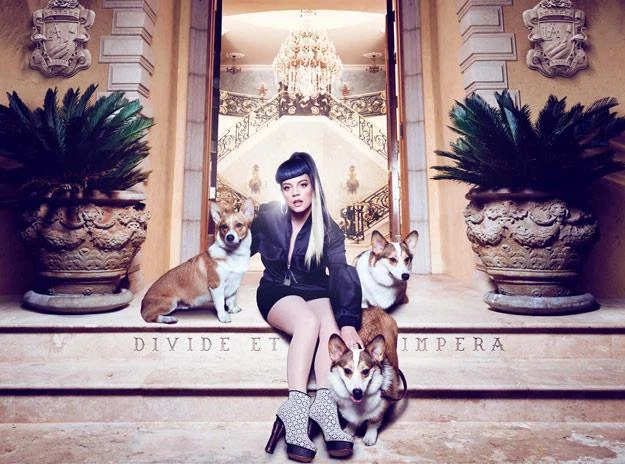 Lily Allen na okładce albumu "Sheezus" Lily Allen na okładce albumu "Sheezus"