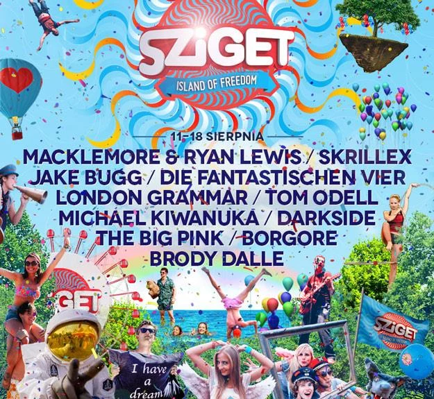 Plakat tegorocznego Sziget Festival