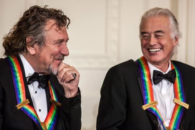 Robert Plant i Jimmy Page: Klasyczna szorstka przyjaźń (fot. Brendan Hoffman)