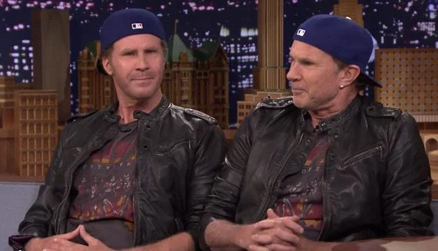 Will Ferrell udający Chada Smitha i Chad Smith udający Willa Ferrella