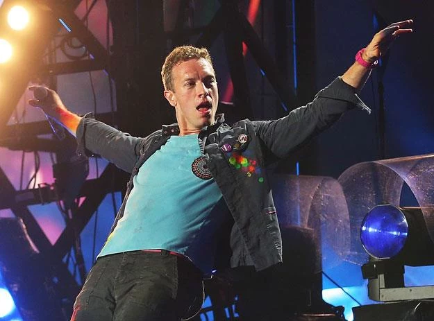 Chris Martin (Coldplay) właśnie zobaczył najnowsze notowanie OLiS fot. Brendon Thorne