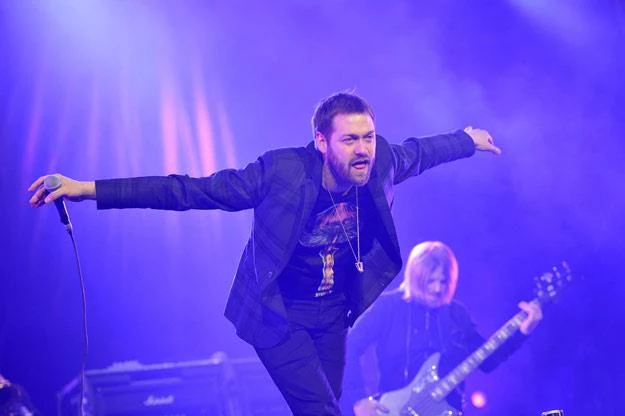 Tom Meighan z Kasabian podczas występu na Orange Warsaw Festival