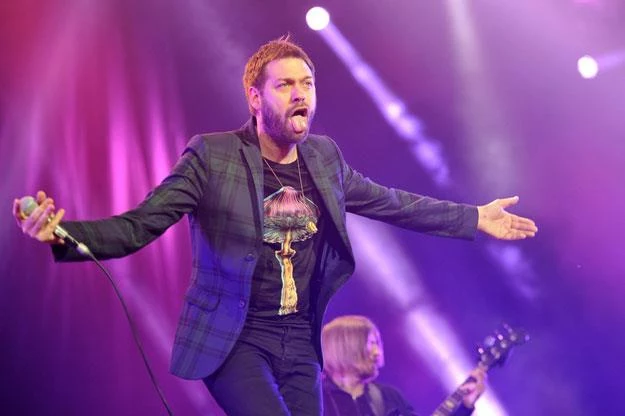 Tom Meighan (Kasabian) podczas koncertu w Warszawie