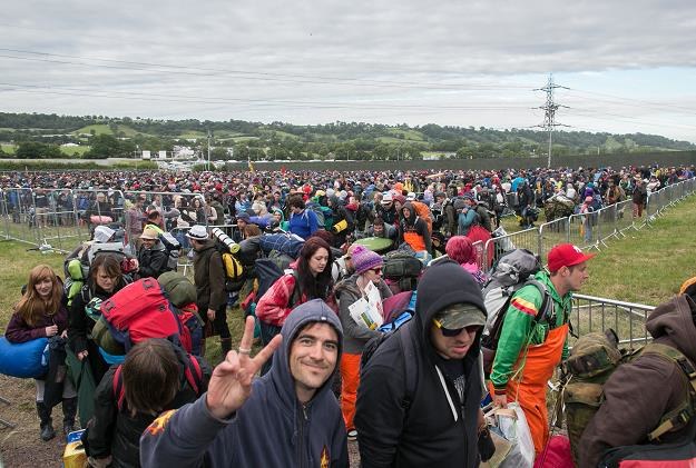 Bramy festiwalu Glastonbury otwarto już w środę (25 czerwca) fot. Matt Cardy