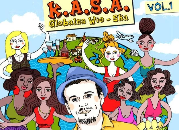 Okładka płyty "Globalna Wio-Ska" K.A.S.Y.