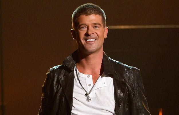 Robin Thicke: Koncert? Jaki koncert? (fot. Ethan Miller)