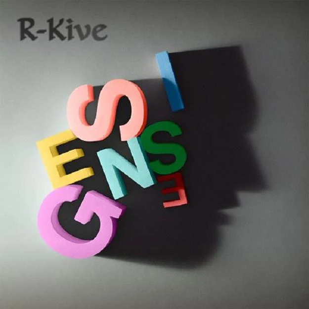 Okładka składanki "R-Kive" Genesis. Nowe tylko logo