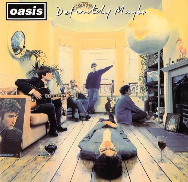 Okładka albumu "Definitely Maybe" Oasis