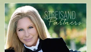 Barbra Streisand na okładce albumu "Partners"