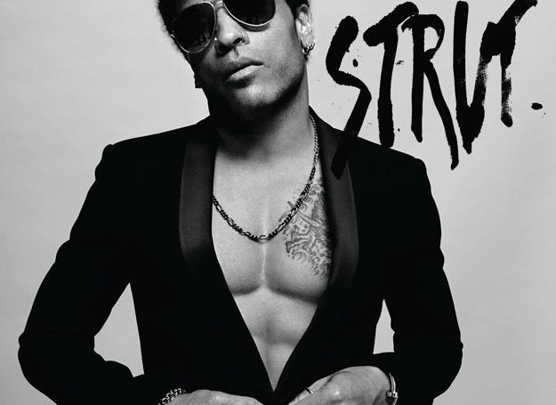 Lenny Kravitz na okładce płyty "Strut"