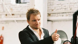 Piotr Kupicha (Feel) na planie filmu "Wkręceni 2"