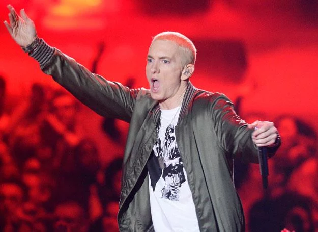 Eminem na scenie - fot. Kevork Djansezian