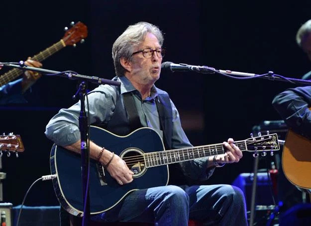 Eric Clapton na scenie - fot. Larry Busacca