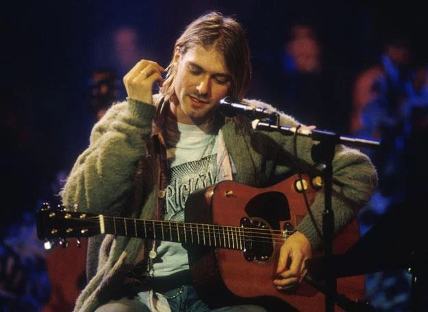 Kurt Cobain na scenie - fot. Frank Micelotta