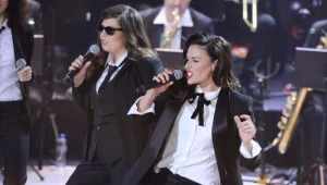 Monika Borzym i Natasza Urbańska na planie "Superstarcia" (fot. Jarosław Antoniak)