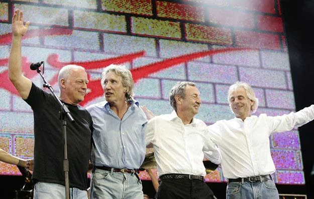 Pink Floyd w 2005 roku. Po raz ostatni w tym składzie. Rick Wright pierwszy z prawej (fot. MJ Kim)