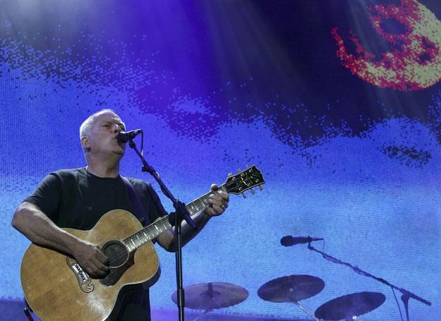 David Gilmour na scenie - fot. MJ Kim