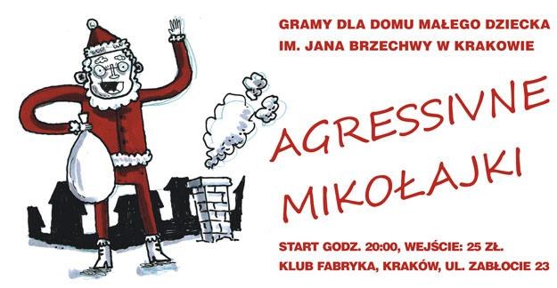 Plakat Agressivnych Mikołajek