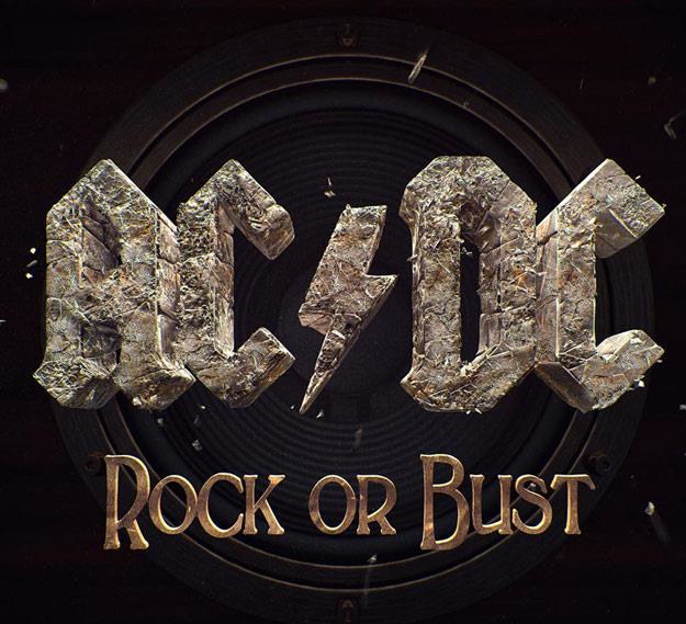 Okładka albumu "Rock or Bust" grupy AC/DC