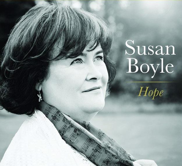 Susan Boyle na okładce albumu "Hope"