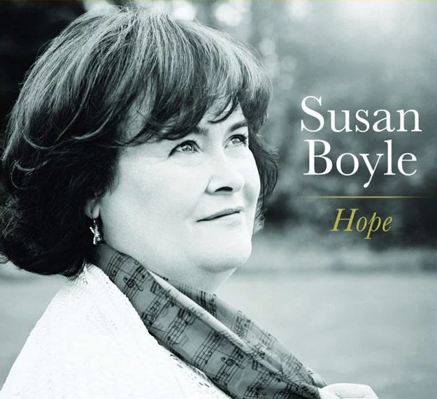 Susan Boyle na okładce albumu "Hope"