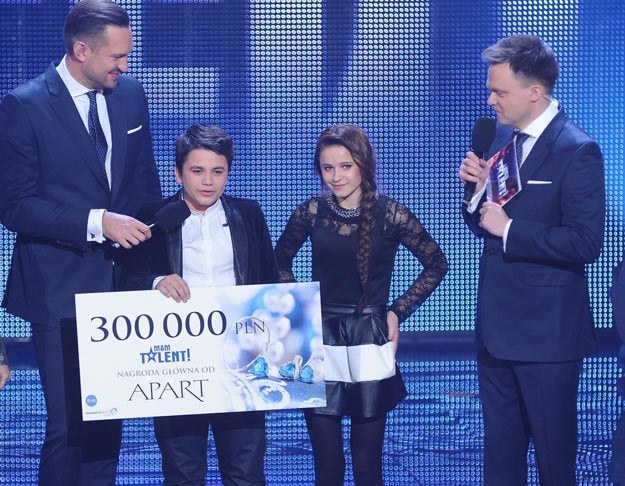 Adrian Makar z siostrą Natalią w finale "Mam talent"