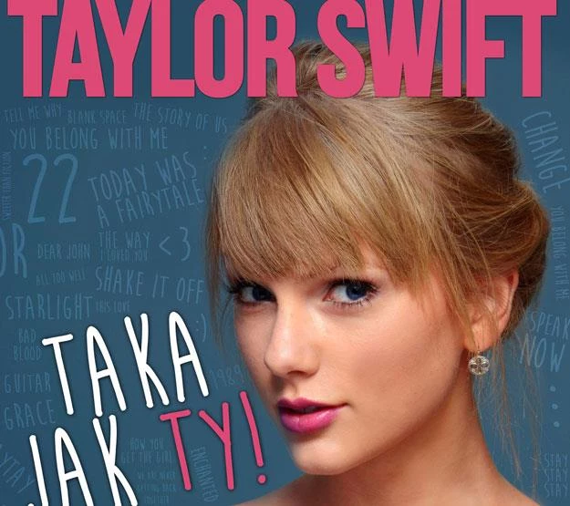 Taylor Swift na okładce książki Taylor Swift na okładce książki