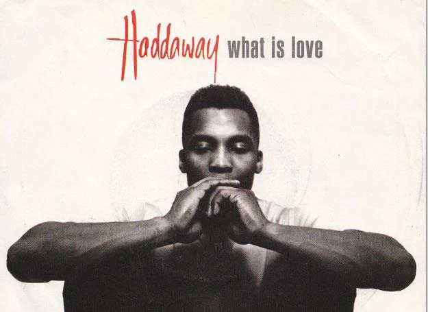 Haddaway na okładce singla "What Is Love"