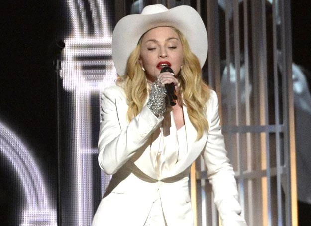 Madonna na scenie - fot. Kevork Djansezian Madonna na scenie - fot. Kevork Djansezian