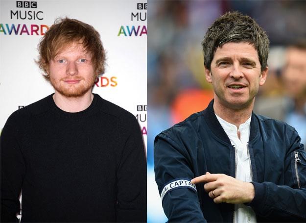 Ed Sheeran i Noel Gallagher - fot. Ian Gavan/Shaun Botterill