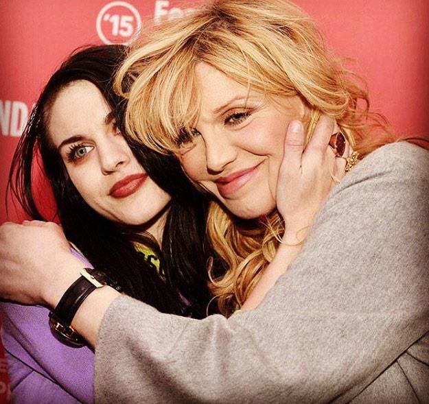 Frances Bean Cobain i Courtney Love