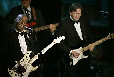 Buddy Guy i Eric Clapton, fot. AFP